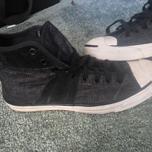 Converse Black and White High-Top Sneakers